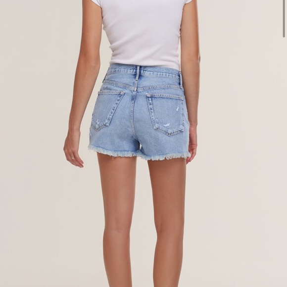 AGOLDE PARKER VINTAGE CUT OFF SHORTS - Picture 2 of 9
